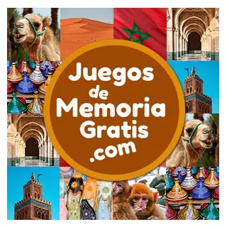 Juego de formar pares de imágenes para adultos online nivel fácil: Memotest gratis de Marruecos