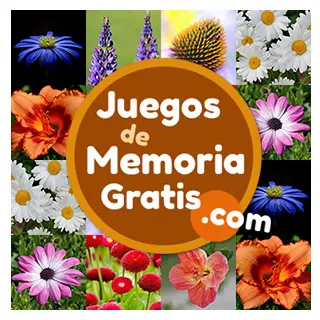 Juegos de Memoria para adultos: Memotest Gratis con fotografas de flores