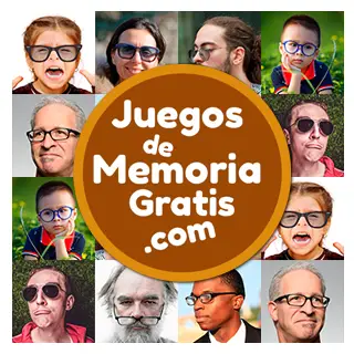 Juego de memoria online y gratis para adultos y personas mayores nivel difícil: Anteojos